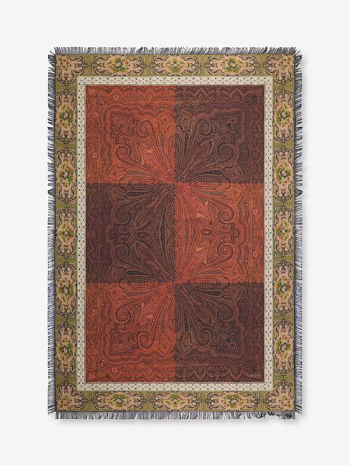 Pure silk scarf shawl with paisley motif PIERRE-LOUIS MASCIA | 135X195S4518881